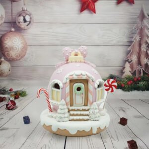 Christmas Candy Pink House